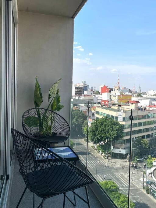 Depto Con Alberca Zona Condesa Cidade do México Exterior foto