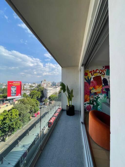 Depto Con Alberca Zona Condesa Cidade do México Exterior foto